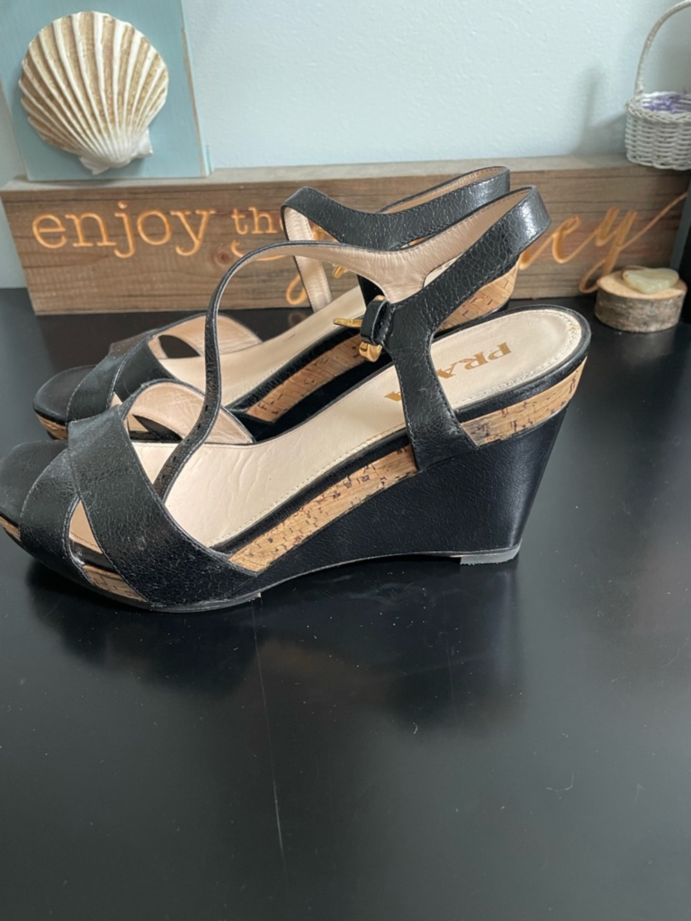 Prada wedges size 37